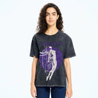 Robot Girl Ghost in the Shell Cyberpunk Vintage Washed T-shirt