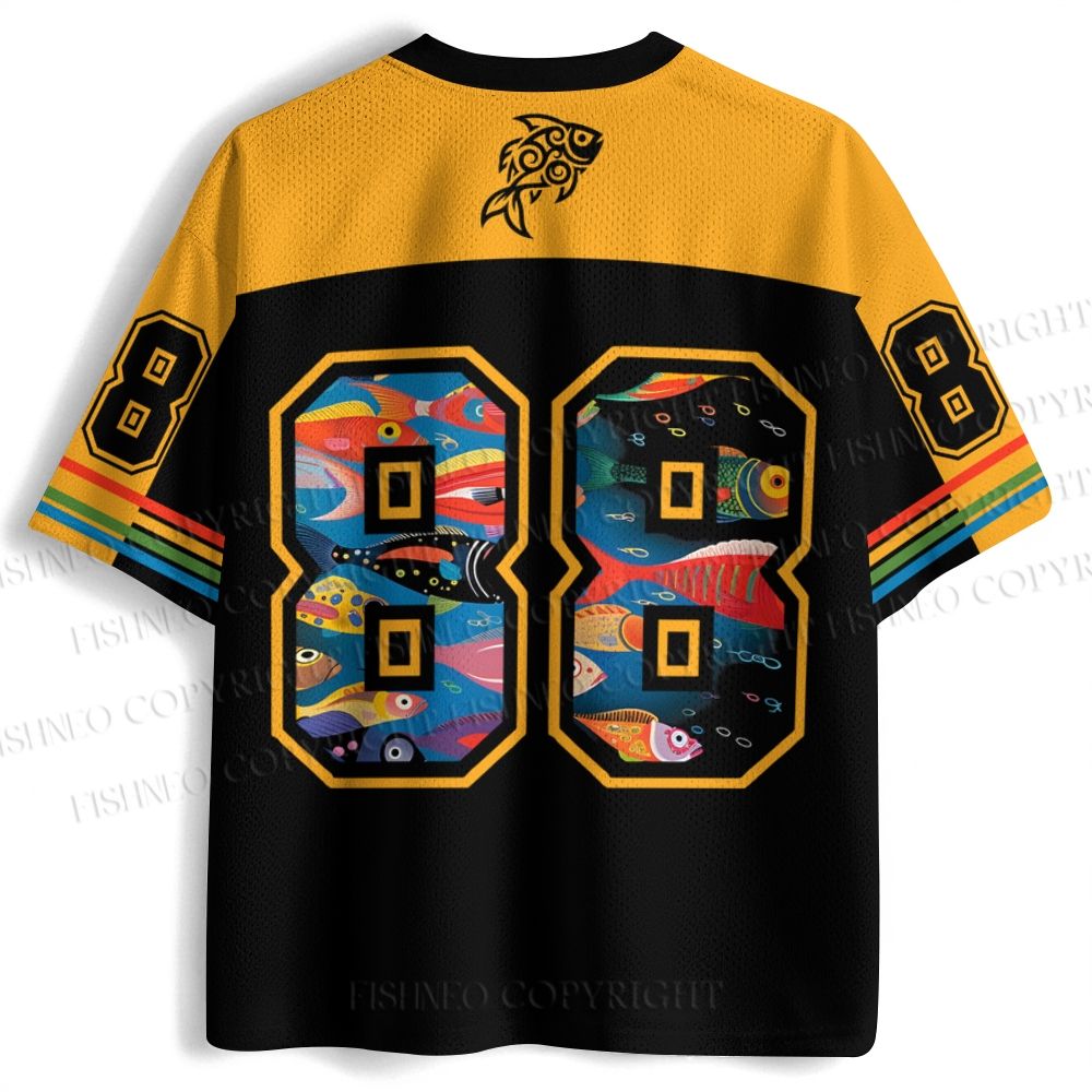 Multicolor Fish Jersey Shirts
