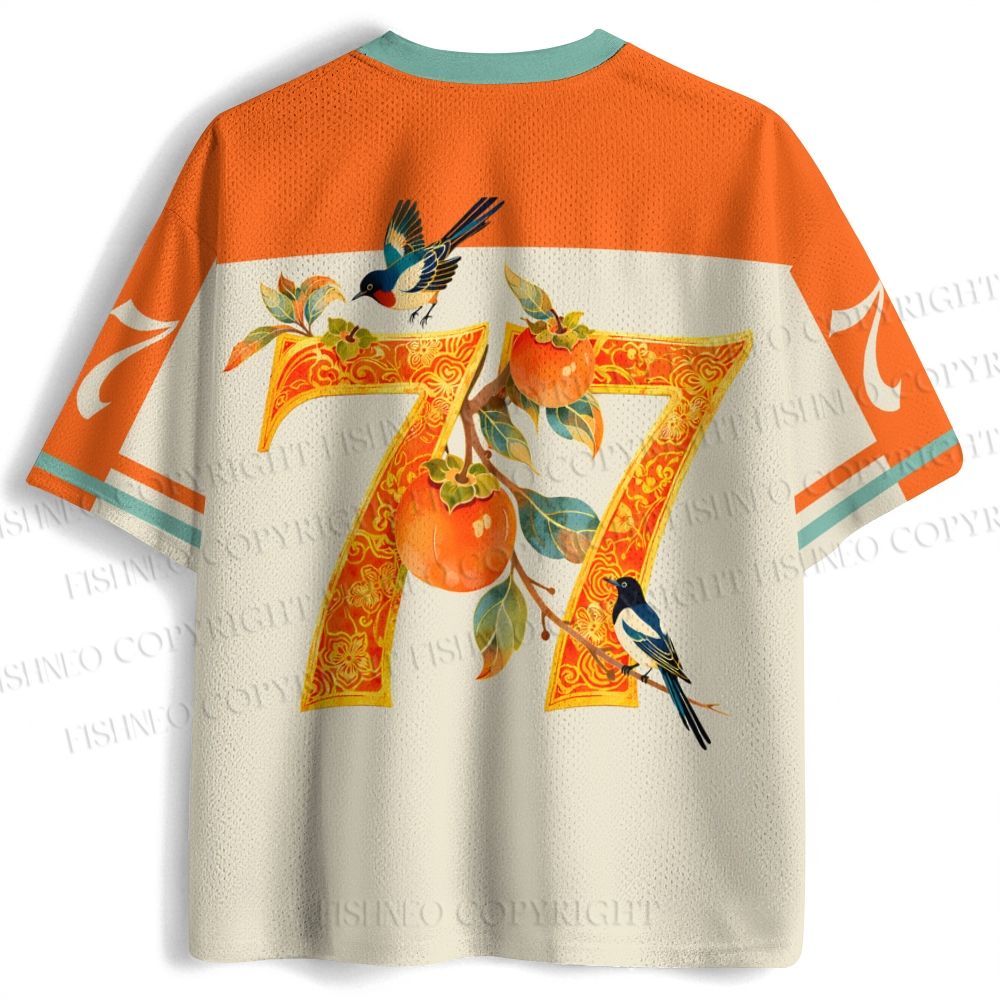 Vintage Bird With Persimmon Jersey Shirts