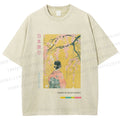 Unisex Hana Akari Printed Washed Tee