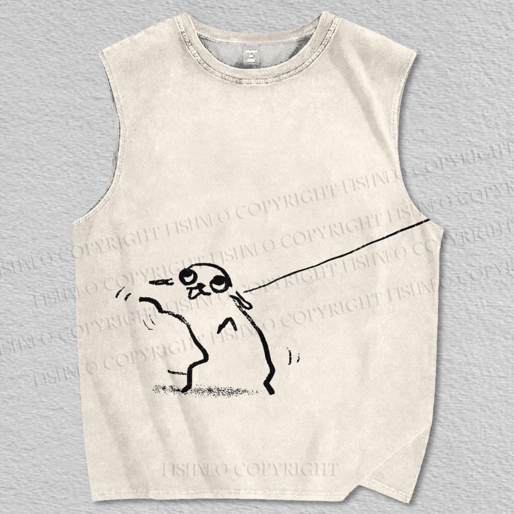 Unisex Funny Chihuahua Printed Tank Top