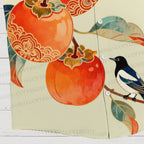 Vintage Bird With Persimmon Hawaiian Shirt