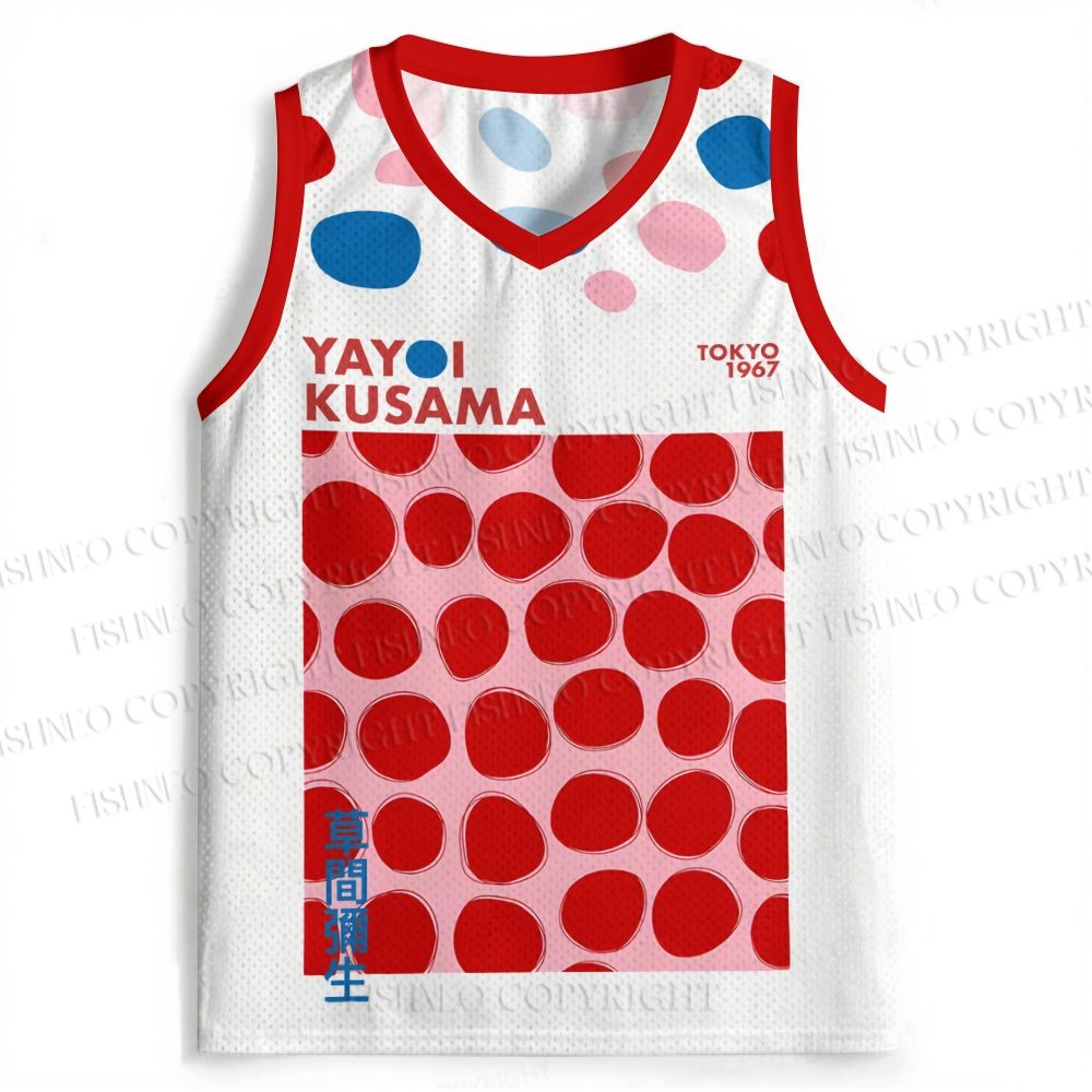 Yayoi Kusama Red Dots Jersey Tank