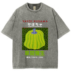 Yayoi Kusama's Pumpkin Vintage Wash Japanese Design T-Shirt