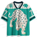 White Panther With Eyes Jersey Shirts