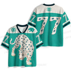 White Panther With Eyes Jersey Shirts