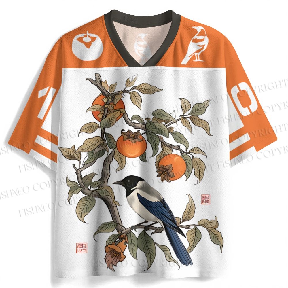 Vintage Bird with Persimmon Jersey Shirts