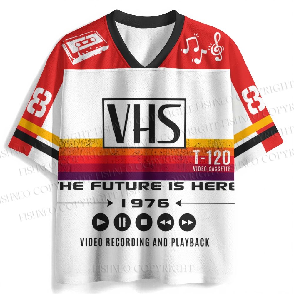 VHS Vintage Wash Japanese Design Jersey Shirts