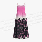 Pink Sunset City Maxi Dresses