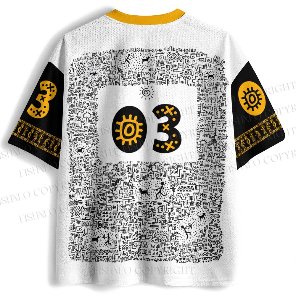 Aztec Art Hunters Jersey Shirts