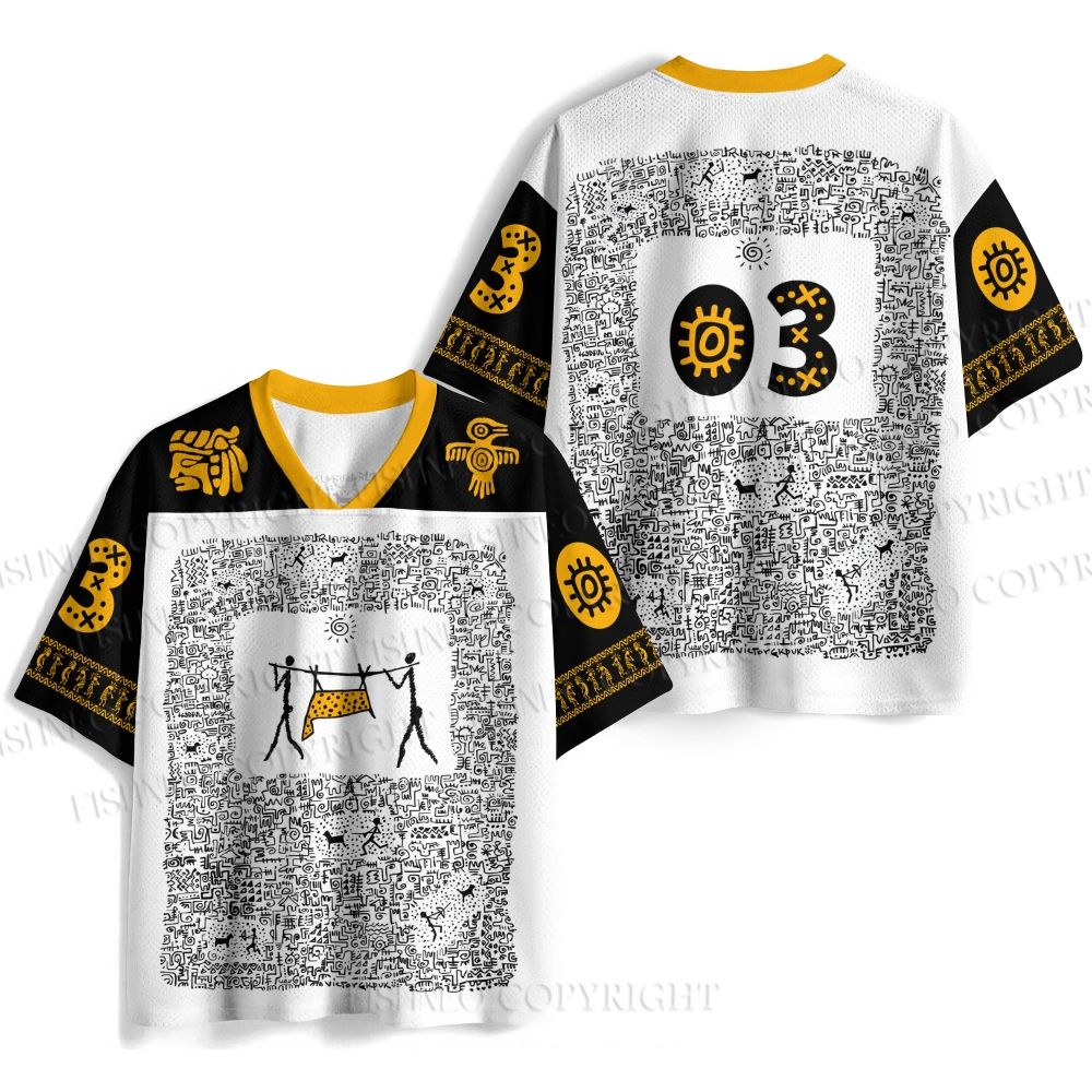Aztec Art Hunters Jersey Shirts