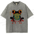Unisex One Moment Once In A Lifetime Calm Printed Washed Tee