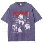 Unisex Osaka JDM Girl Printed Washed Tee