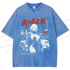 Unisex Osaka JDM Girl Printed Washed Tee