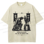 Unisex Feline Royal Dominate All Printed Washed Tee