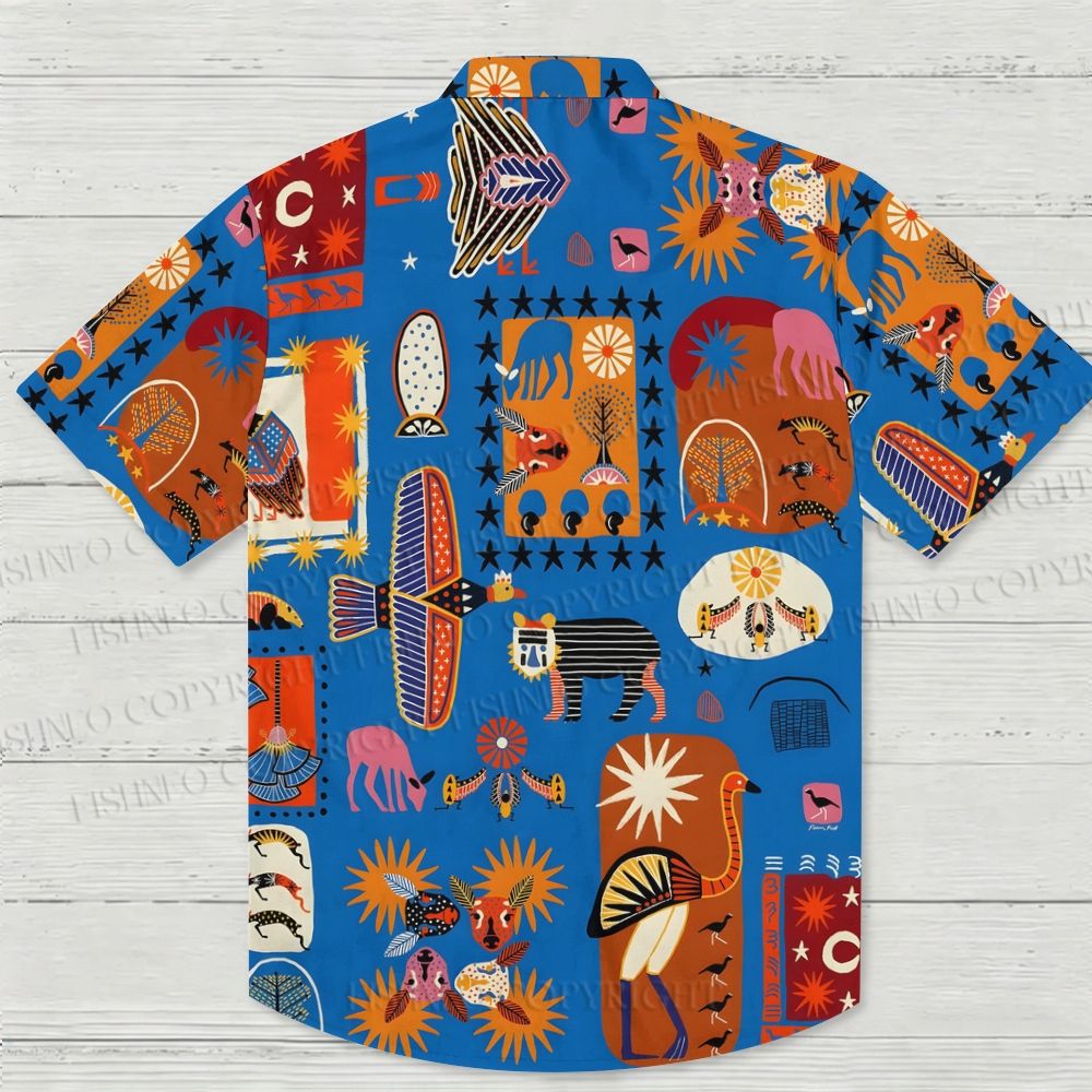 Mythological Jigsaw Puzzle Hawaiian Shirt
