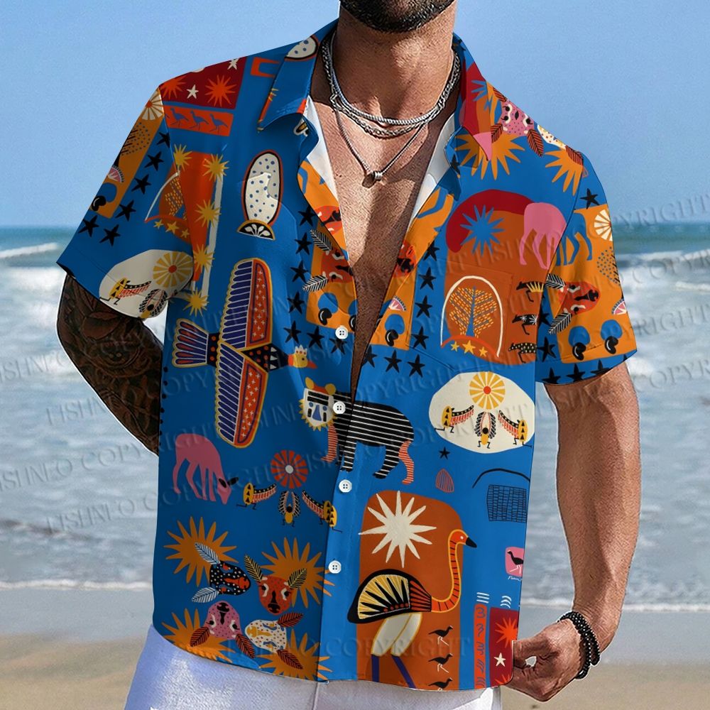 Mythological Jigsaw Puzzle Hawaiian Shirt