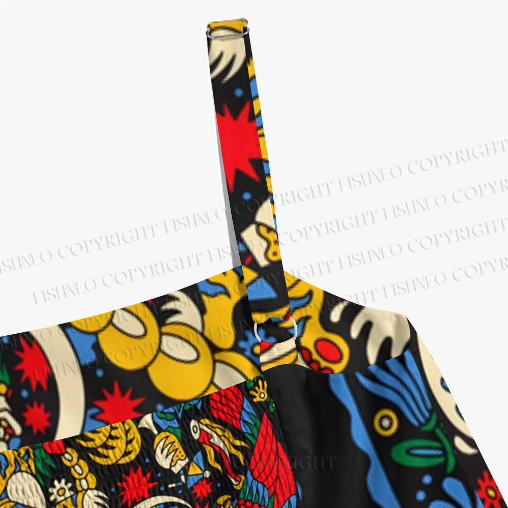 Mythical Tiger Printed Maxi Dresses