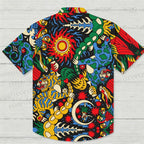 Mythical Tiger Printed Hawaiian Shirt