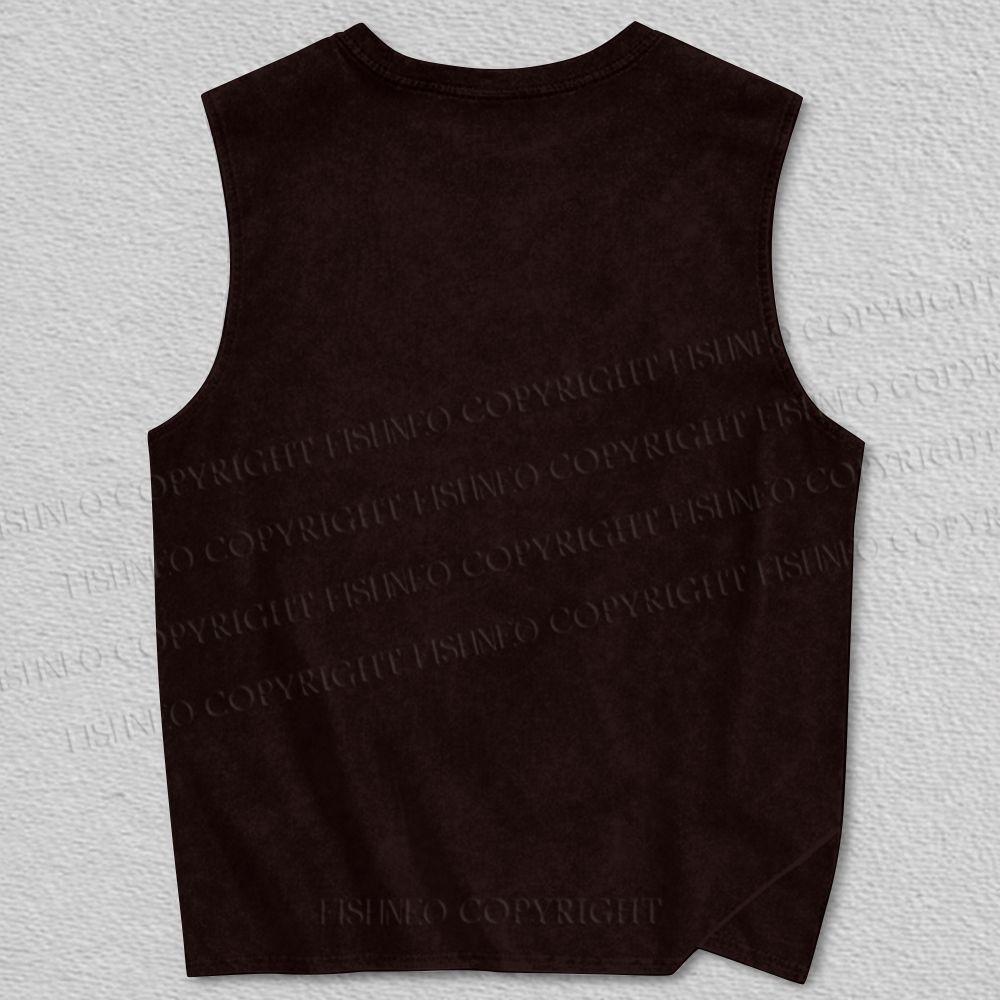 Unisex Bruce Lee Comic Poster Printed Tank Top