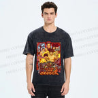 Unisex Bruce Lee Enter the Dragon Printed Washed Tee
