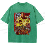 Unisex Bruce Lee Enter the Dragon Printed Washed Tee