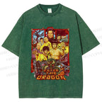 Unisex Bruce Lee Enter the Dragon Printed Washed Tee