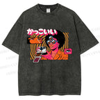 Unisex Vintage Afro Photographer Printed Washed Tee