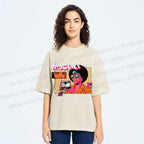 Unisex Vintage Afro Photographer Printed Washed Tee