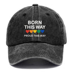 LGBTQ Pride Inspirational Washed Cap
