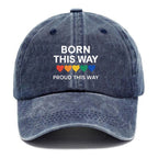 LGBTQ Pride Inspirational Washed Cap