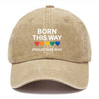 LGBTQ Pride Inspirational Washed Cap