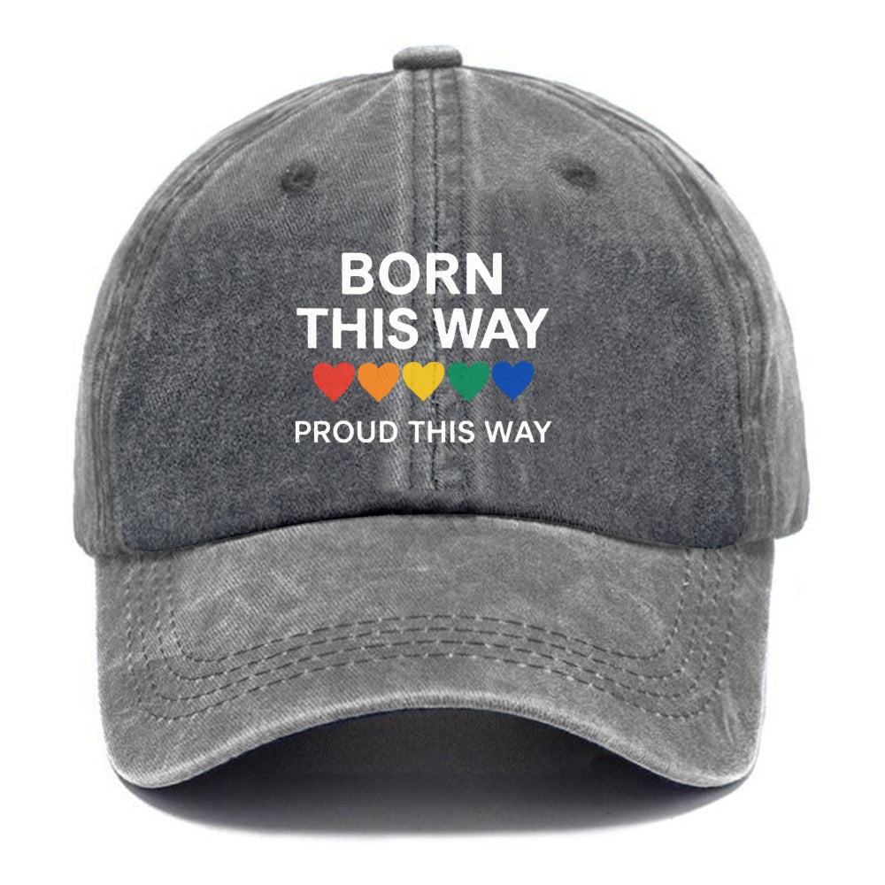 LGBTQ Pride Inspirational Washed Cap