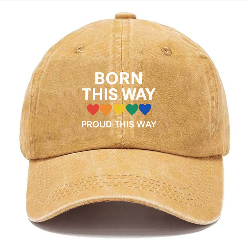 LGBTQ Pride Inspirational Washed Cap
