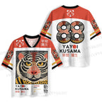 Yayoi Kusama Silly Tiger Jersey Shirts