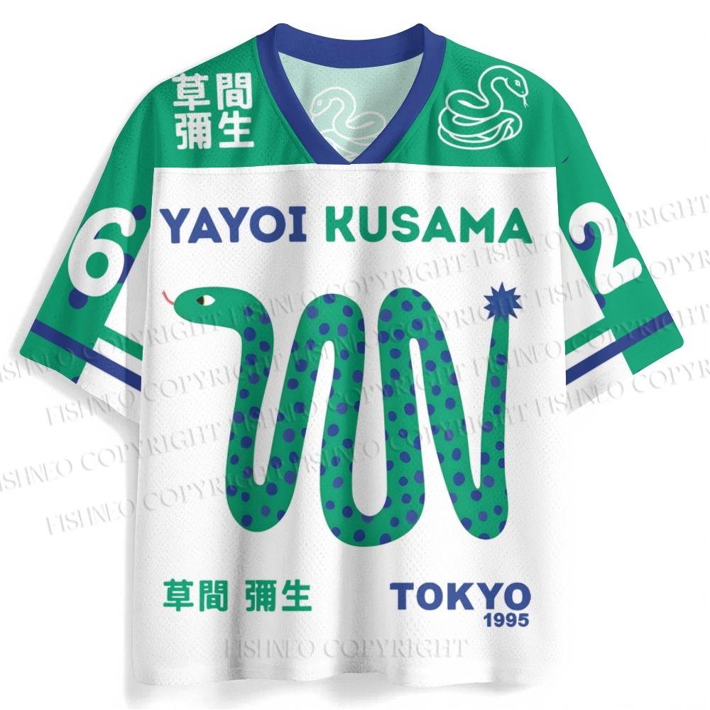 Yayoi Kusama Snake Jersey Shirts