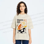 Unisex Osaka Jazz Fest Printed Washed Tee