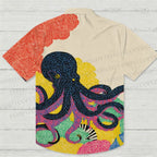 Japanese Ukiyo-e Octopus Hawaiian Shirt