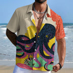 Japanese Ukiyo-e Octopus Hawaiian Shirt