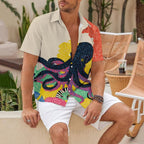 Japanese Ukiyo-e Octopus Hawaiian Shirt