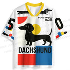 Bauhaus Dachshund Printed Jersey Shirts