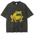Horrible Japanese Frog Vintage Washed T-shirt