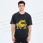 Horrible Japanese Frog Vintage Washed T-shirt