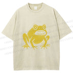 Horrible Japanese Frog Vintage Washed T-shirt