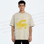 Horrible Japanese Frog Vintage Washed T-shirt