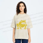 Horrible Japanese Frog Vintage Washed T-shirt