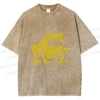 Horrible Japanese Frog Vintage Washed T-shirt