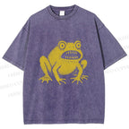 Horrible Japanese Frog Vintage Washed T-shirt