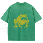 Horrible Japanese Frog Vintage Washed T-shirt