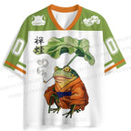 Japanese Vintage Frog Smoking Jersey Shirts